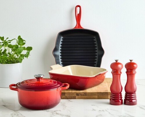 Le Creuset Signature Square Grillit, 26cm, Ceris product photo View 02 L