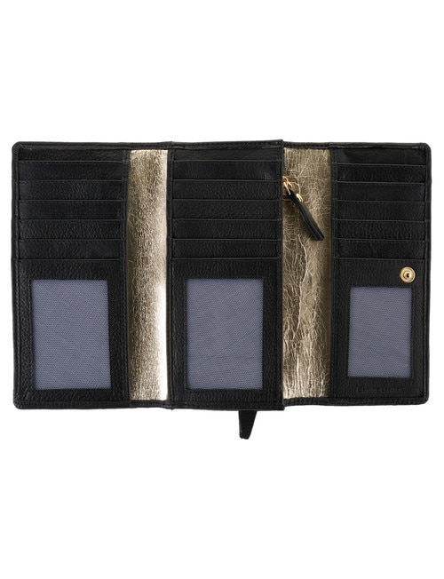 Carte Leather Trifold Wallet, Black product photo View 02 L