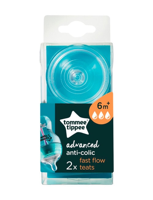 Tommee Tippee Advanced Anti-Colic Teat, 2-Pack, Fast Flow product photo