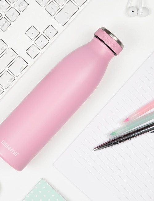 Sistema Hydrate Stainless Steel Bottle, 500ml, Assorted Colours product photo View 08 L