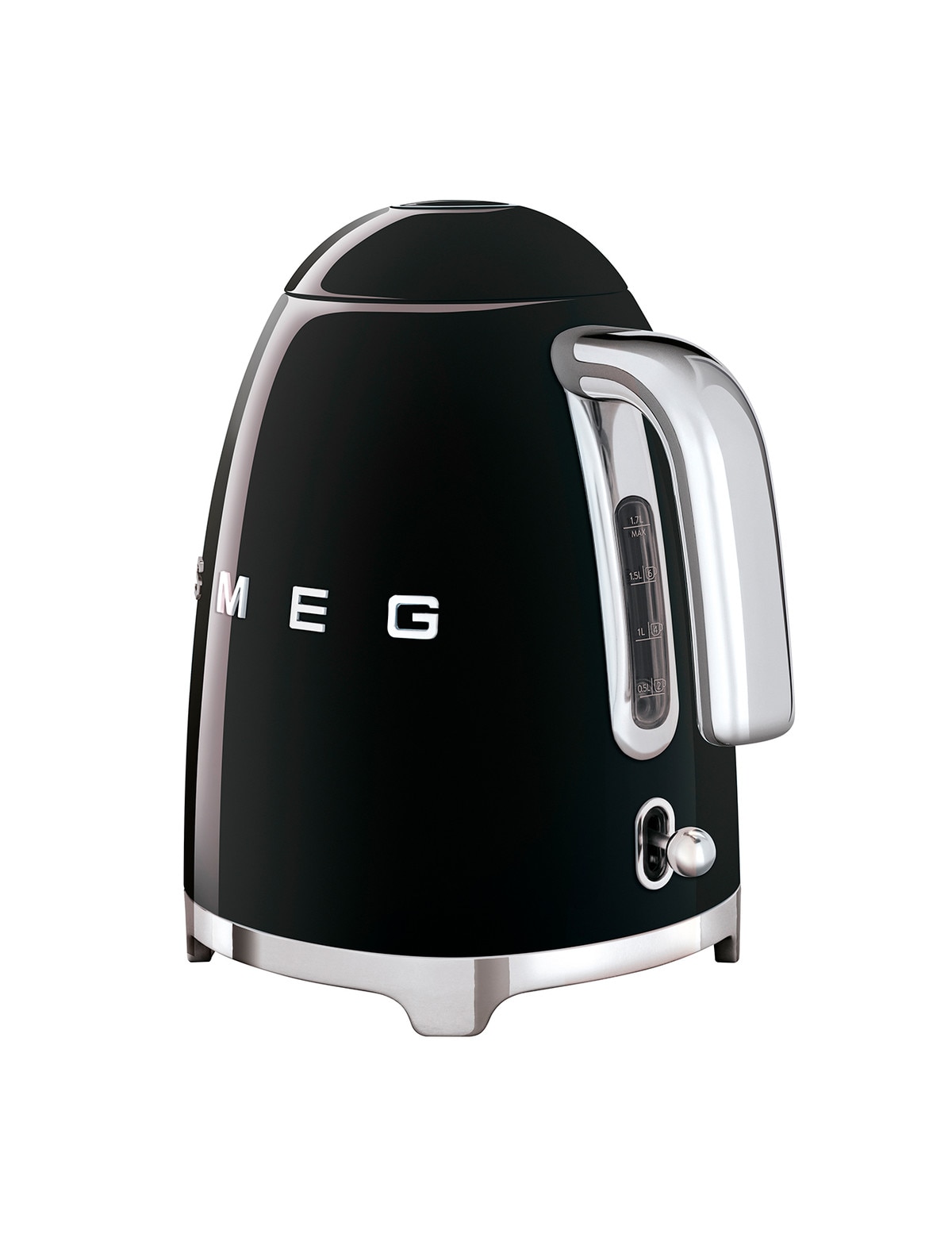 Smeg Electric Kettle, Black, KFL03 Kettles & Jugs