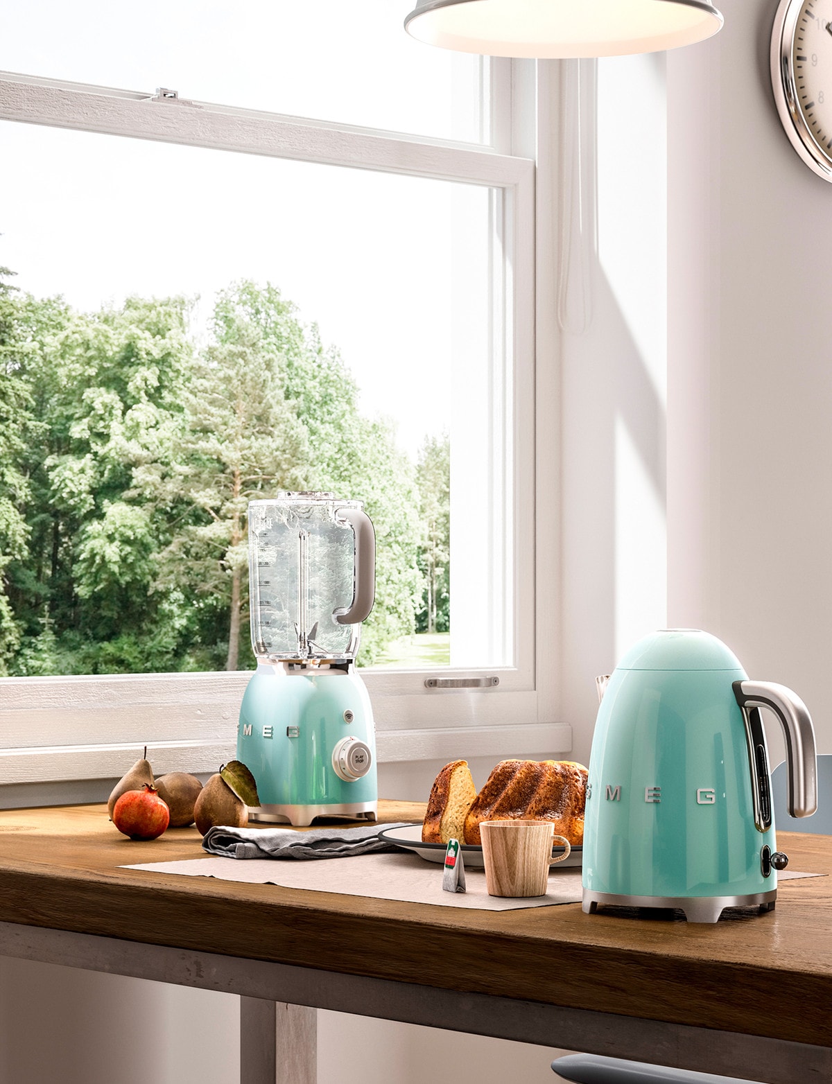 Smeg Electric Kettle, Mint, KFL03 Kettles & Jugs