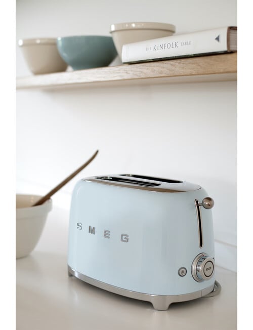 Smeg 2-Slice Toaster, Pastel Blue, TSF01PBAU product photo View 05 L