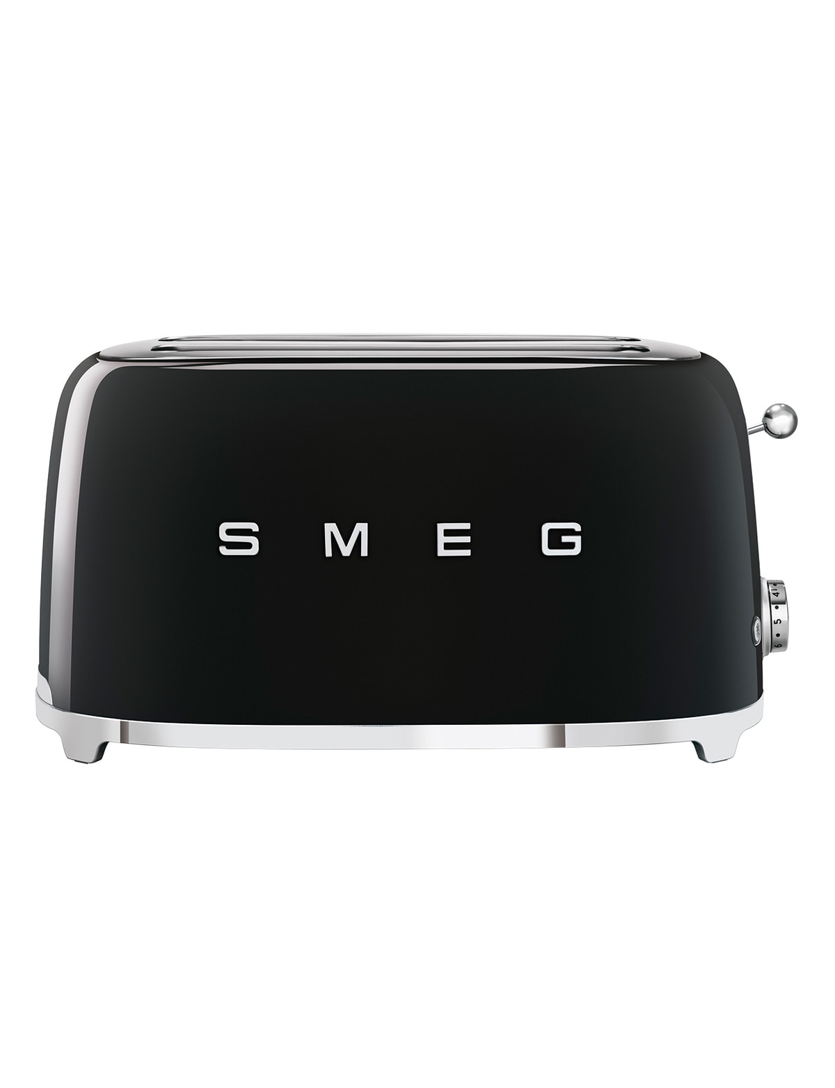 Smeg 4 Slice Toaster, Black, TSF02 Toasters