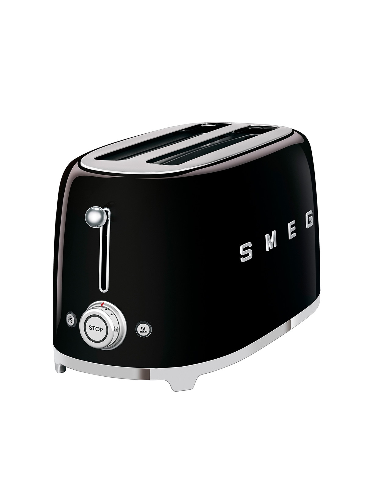 Smeg 4 Slice Toaster, Black, TSF02 Toasters