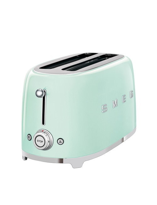 Smeg 4 Slice Toaster, Mint, TSF02 product photo View 02 L