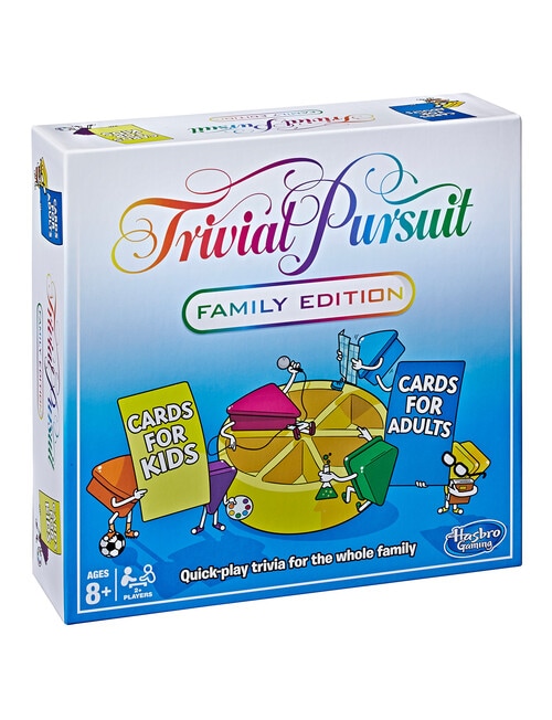 Hasbro Games Trivial Pursuit Family Edition Board Game product photo View 04 L