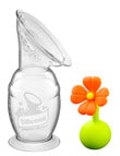 Haakaa 150ml Breast Pump & Flower Stopper, Orange product photo