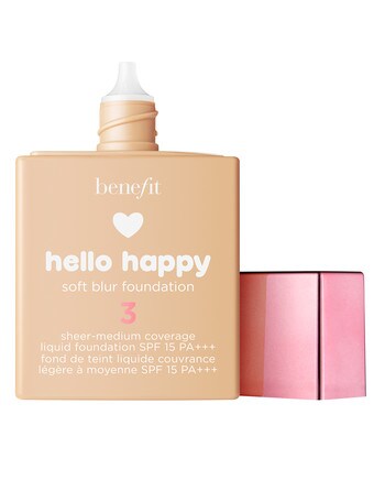 benefit Hello Happy Soft Blur Liquid Foundation, SPF 15 product photo