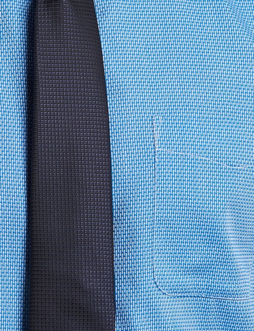 Chisel Formal Textured Long Sleeve Shirt, Light Blue product photo View 05 L