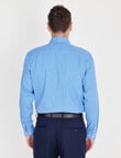 Chisel Formal Textured Long Sleeve Shirt, Light Blue product photo View 02 S