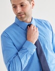 Chisel Formal Textured Long Sleeve Shirt, Light Blue product photo View 04 S