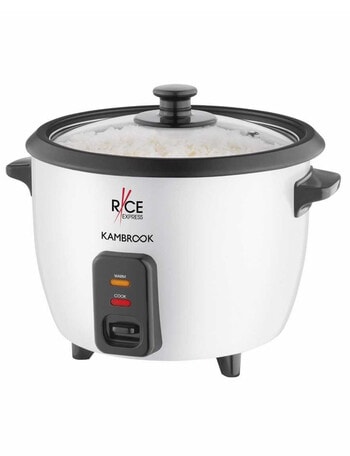 Kambrook Rice Express 5 Cup Rice Cooker, KRC150WHT product photo