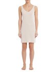 Essence V-neck slip, nude product photo