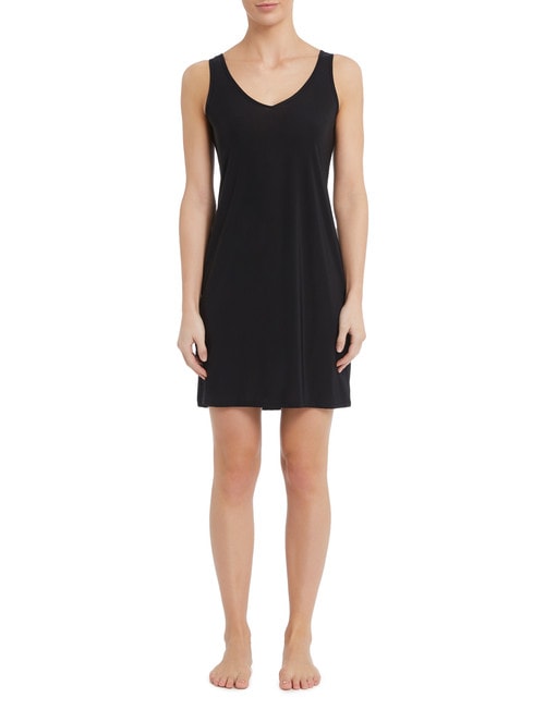 Essence V-neck slip, black product photo