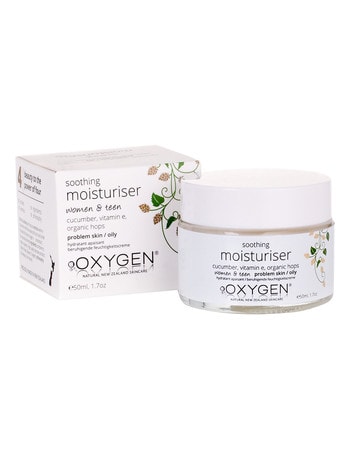Oxygen Skincare Soothing Moisturiser for Problem/Oily Skin, 50ml product photo