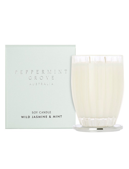 Peppermint Grove Candle, 370g, Wild Jasmine & Mint product photo