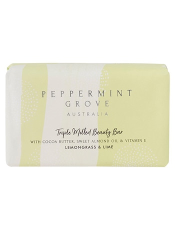 Peppermint Grove Beauty Bar, 200g, Lemongrass & Lime product photo