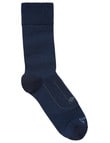 NZ Sock Co. Well Being NuYarn Sock, Navy product photo View 02 S