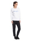 Champion Crew Neck Script Sweatshirt, White product photo View 03 S
