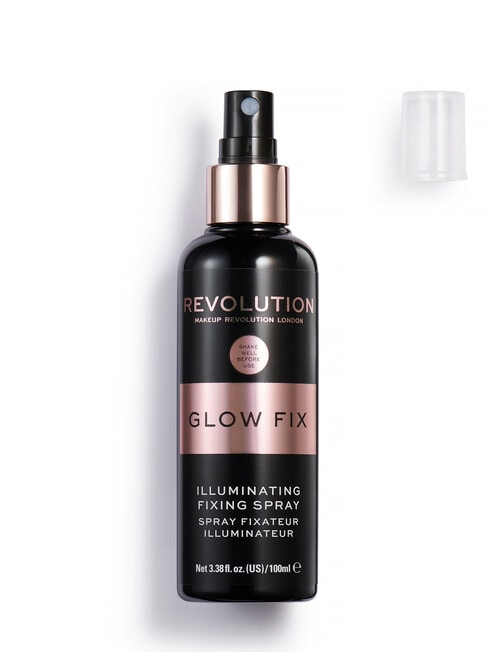 Makeup Revolution Glow Fix Illuminating Fixing Spray product photo View 02 L