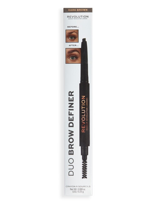 Makeup Revolution Brow Gel, Dark Brown product photo