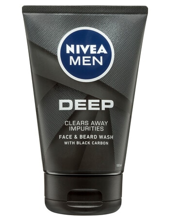 Nivea Men Deep Face & Beard Wash, 100ml product photo