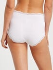 Lyric Lace, Full Brief, White, 8 - 26 product photo View 02 S
