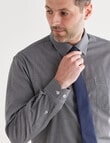 Chisel King Size Long-Sleeve Classic Fit Texture Shirt, Black product photo