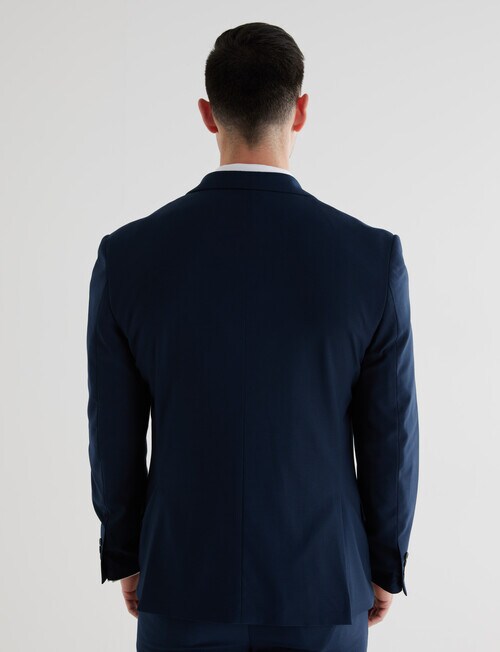 Laidlaw + Leeds Tailored Stretch Jacket, Navy product photo View 02 L