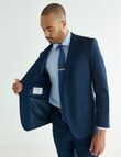 Laidlaw + Leeds Tailored Stretch Jacket, Navy product photo View 04 S