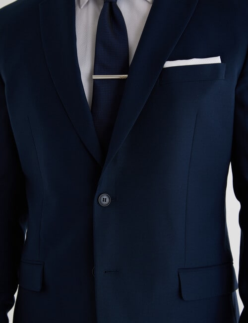 Laidlaw + Leeds Tailored Stretch Jacket, Navy product photo View 04 L