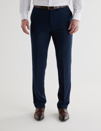 Laidlaw + Leeds Tailored Stretch Pants, Navy product photo