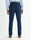Laidlaw + Leeds Tailored Stretch Pants, Navy product photo View 02 S