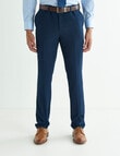 Laidlaw + Leeds Tailored Stretch Pants, Navy product photo