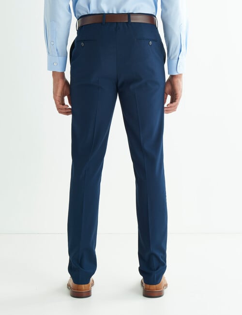 Laidlaw + Leeds Tailored Stretch Pants, Navy product photo View 02 L