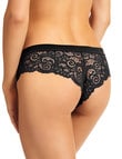 Perfects Be Real Lace Cheeky Bikini Brief, Black product photo View 02 S