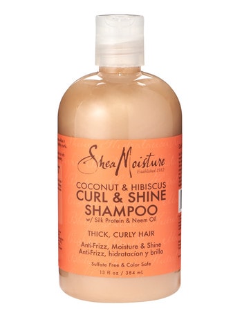 Shea Moisture Coconut & Hibiscus Curl & Shine Shampoo, 384ml product photo