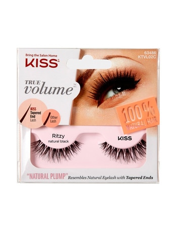 Kiss Nails True Volume Tapered End Natural Lashes, Ritzy product photo