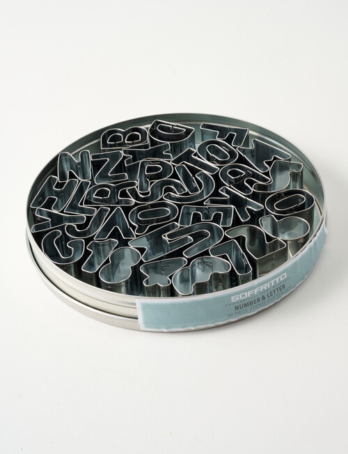Soffritto Alphabet & Numbers Cutters, 36 Piece product photo View 02 L
