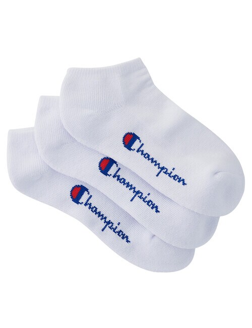 Champion Low-Cut Sock, 3-Pack, White product photo View 02 L