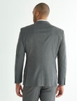 Laidlaw + Leeds Tailored Textured Jacket, Grey product photo View 02 S