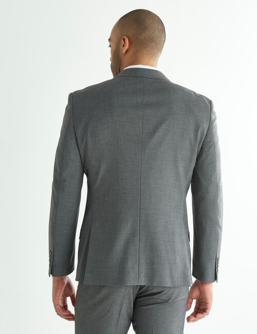 Laidlaw + Leeds Tailored Textured Jacket, Grey product photo View 02 L