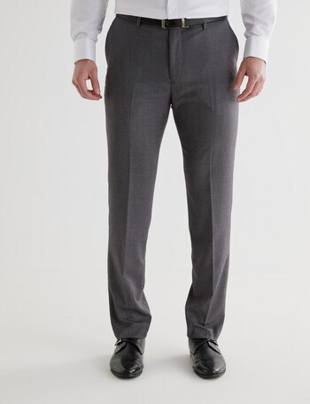 Laidlaw + Leeds Tailored Textured Pants, Grey product photo