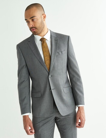 Laidlaw + Leeds Tailored Textured Jacket, Grey product photo