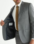 Laidlaw + Leeds Tailored Textured Jacket, Grey product photo View 04 S