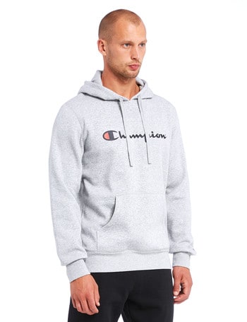 Champion VF Script Hoodie Top, Grey Marle product photo