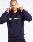 Champion Script Hoodie, Navy product photo