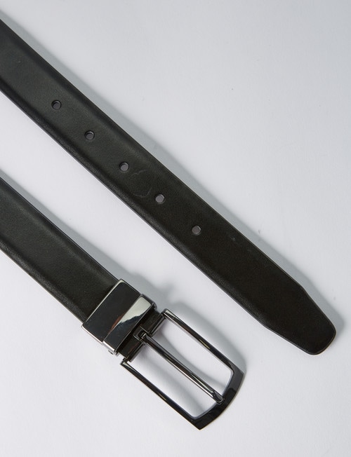Chisel Reversible Leather Belt, Black/Brown product photo View 03 L