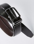Chisel Reversible Leather Belt, Black/Brown product photo View 02 S